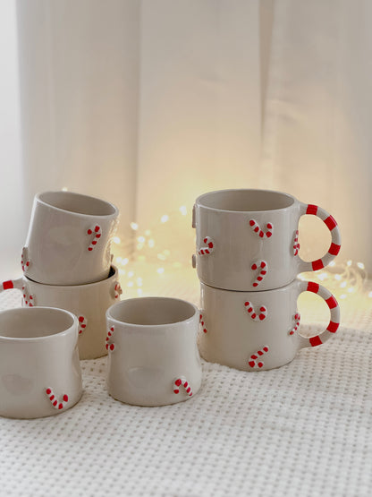 Mug with candy canes