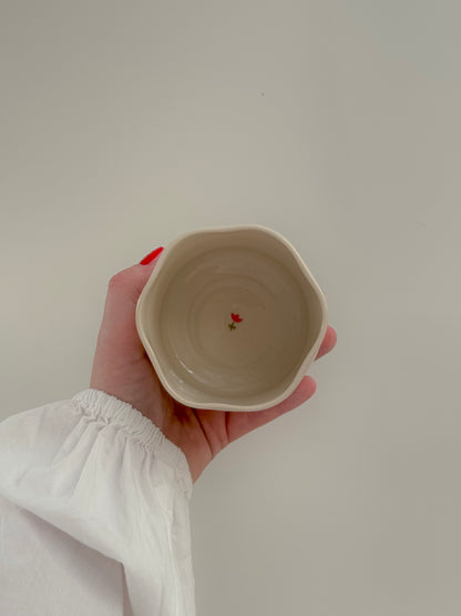 Cup with red tulips I