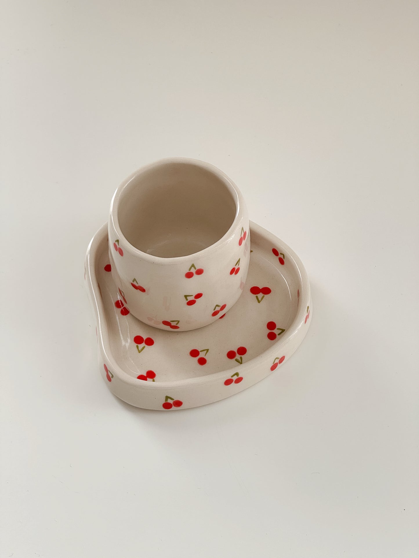 Espresso set s češnjami