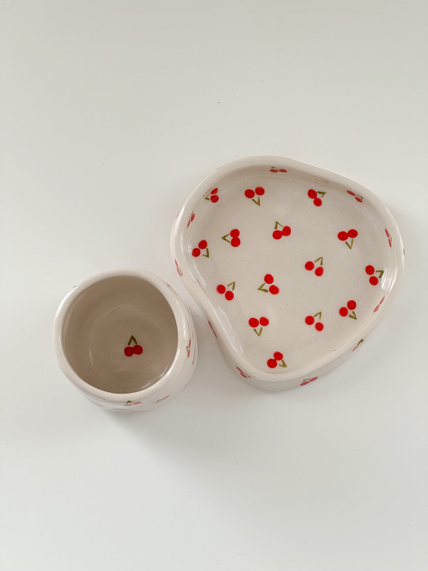 Espresso set s češnjami