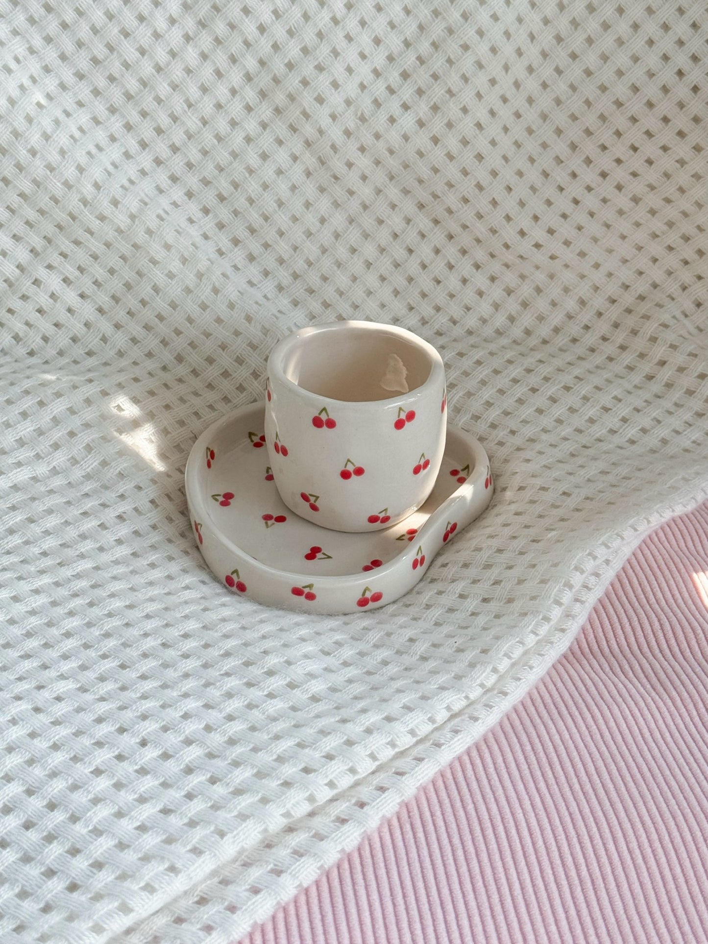 Espresso set s češnjami